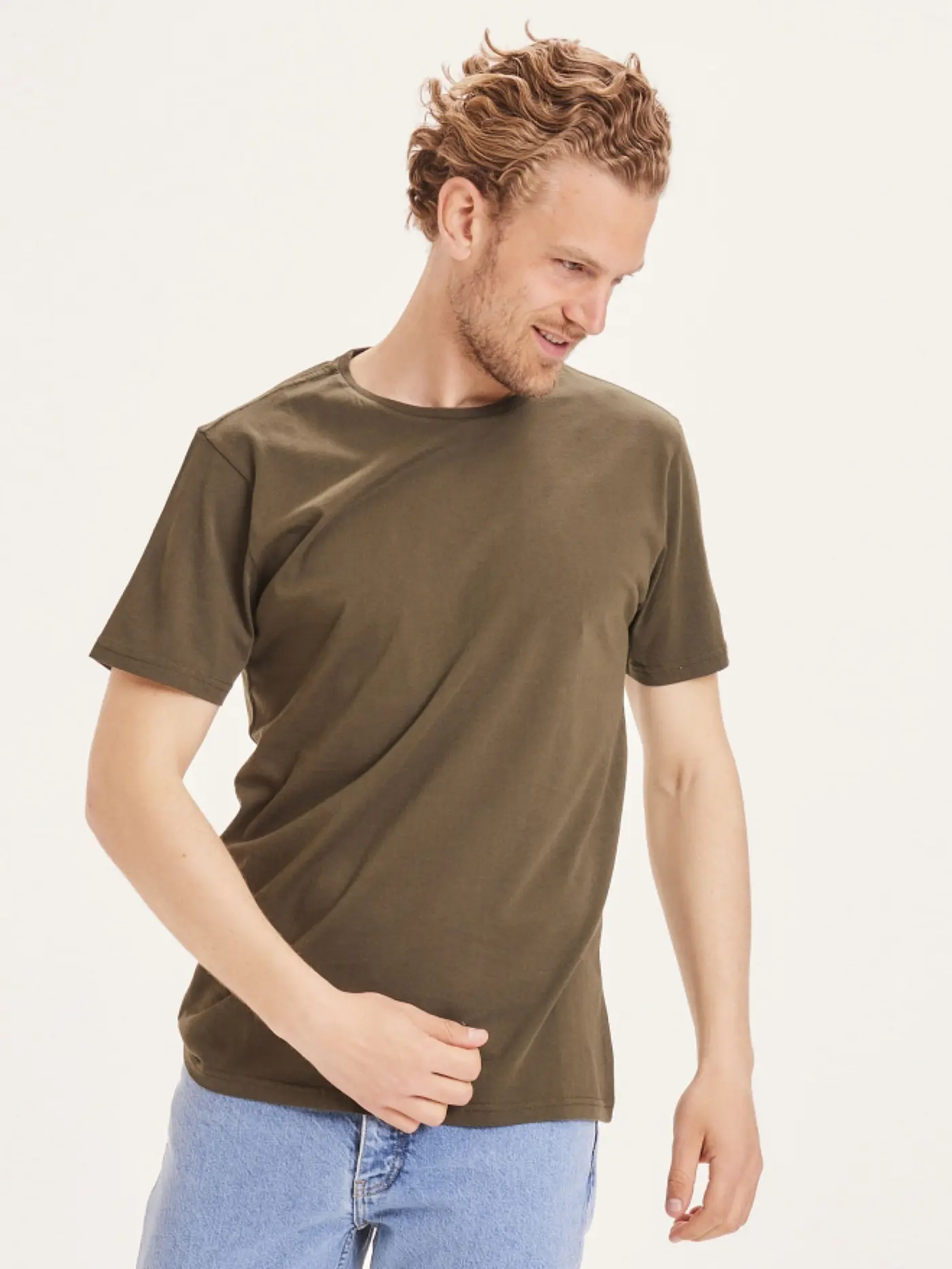 KNOWLEDGE COTTON APPAREL | T-Shirt ALDER | grün